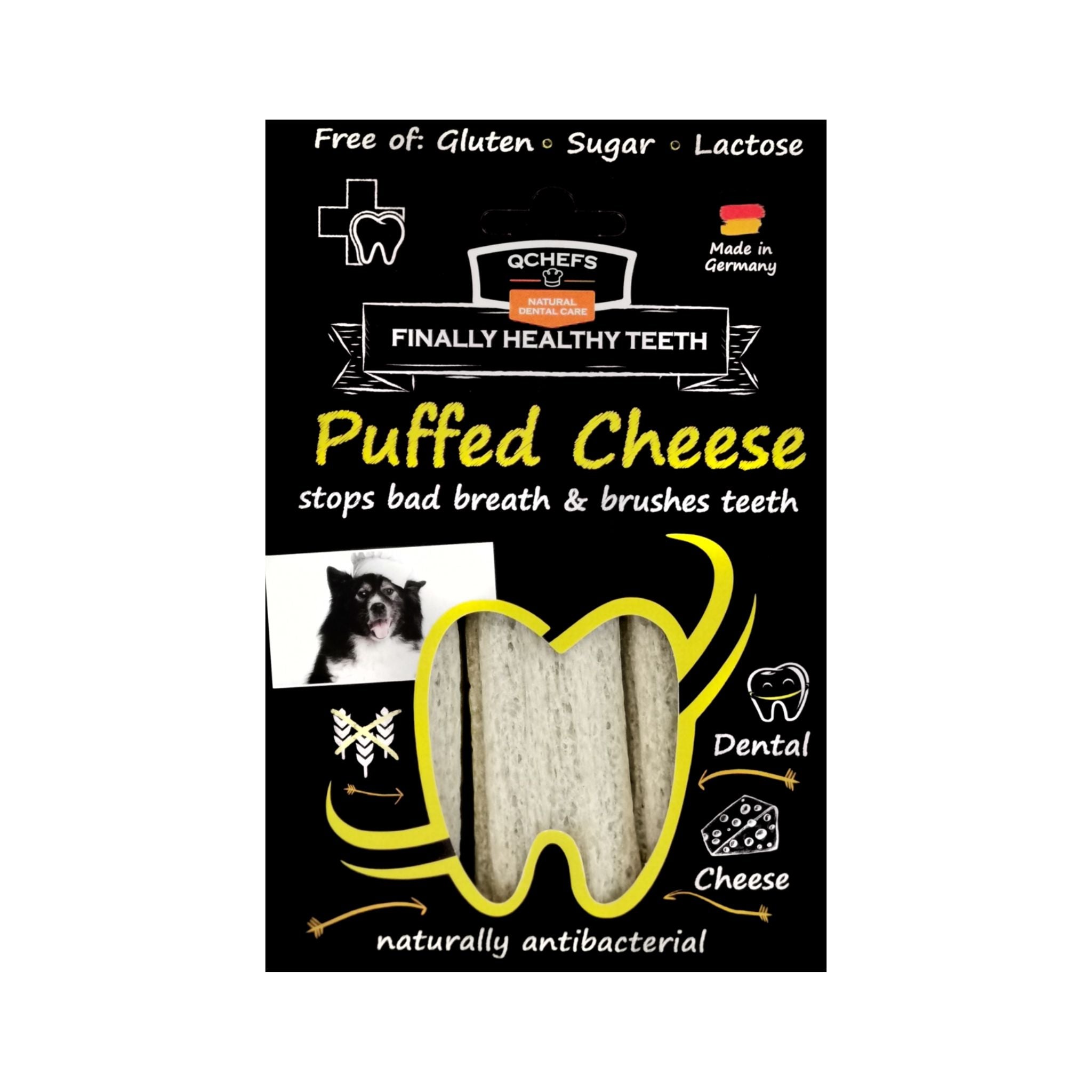 Puffed Cheese(パフドチーズ)/犬用デンタルスナック | QCHEFS(キューシェフス)