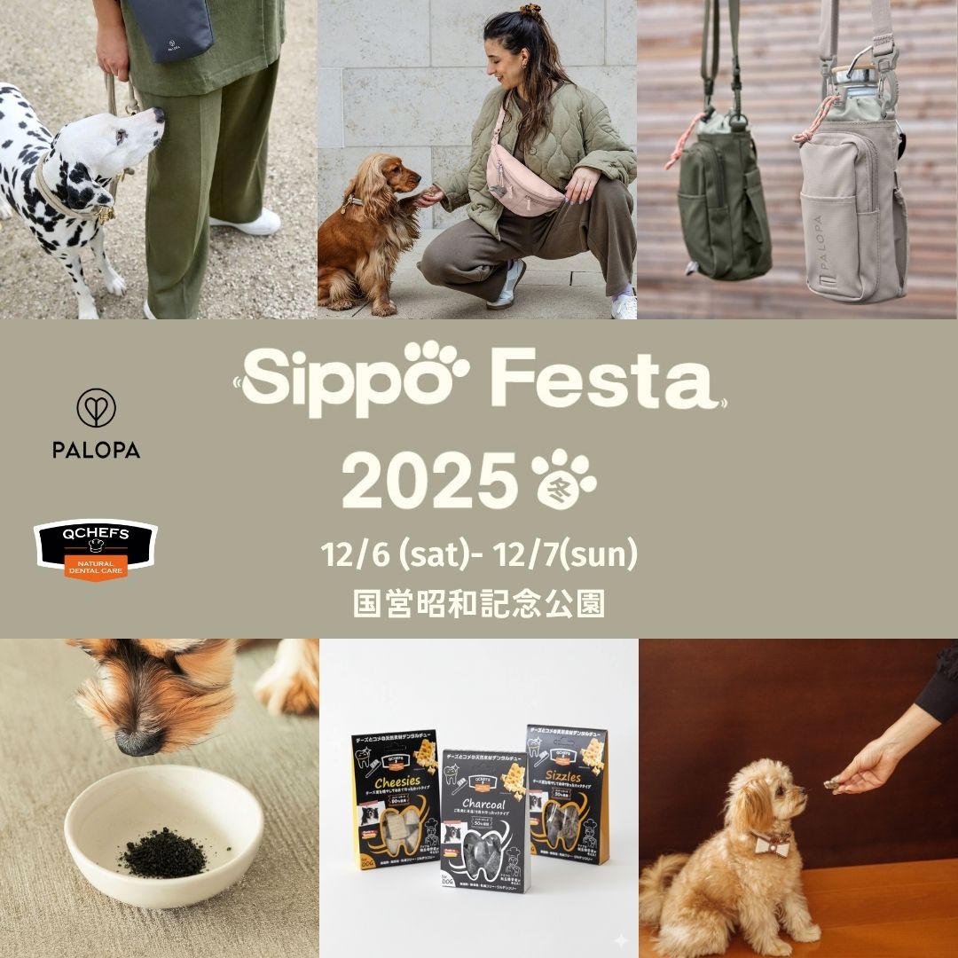 QCHEFSがドッグイベント『Sippo Festa 冬 2025』に初出店します！