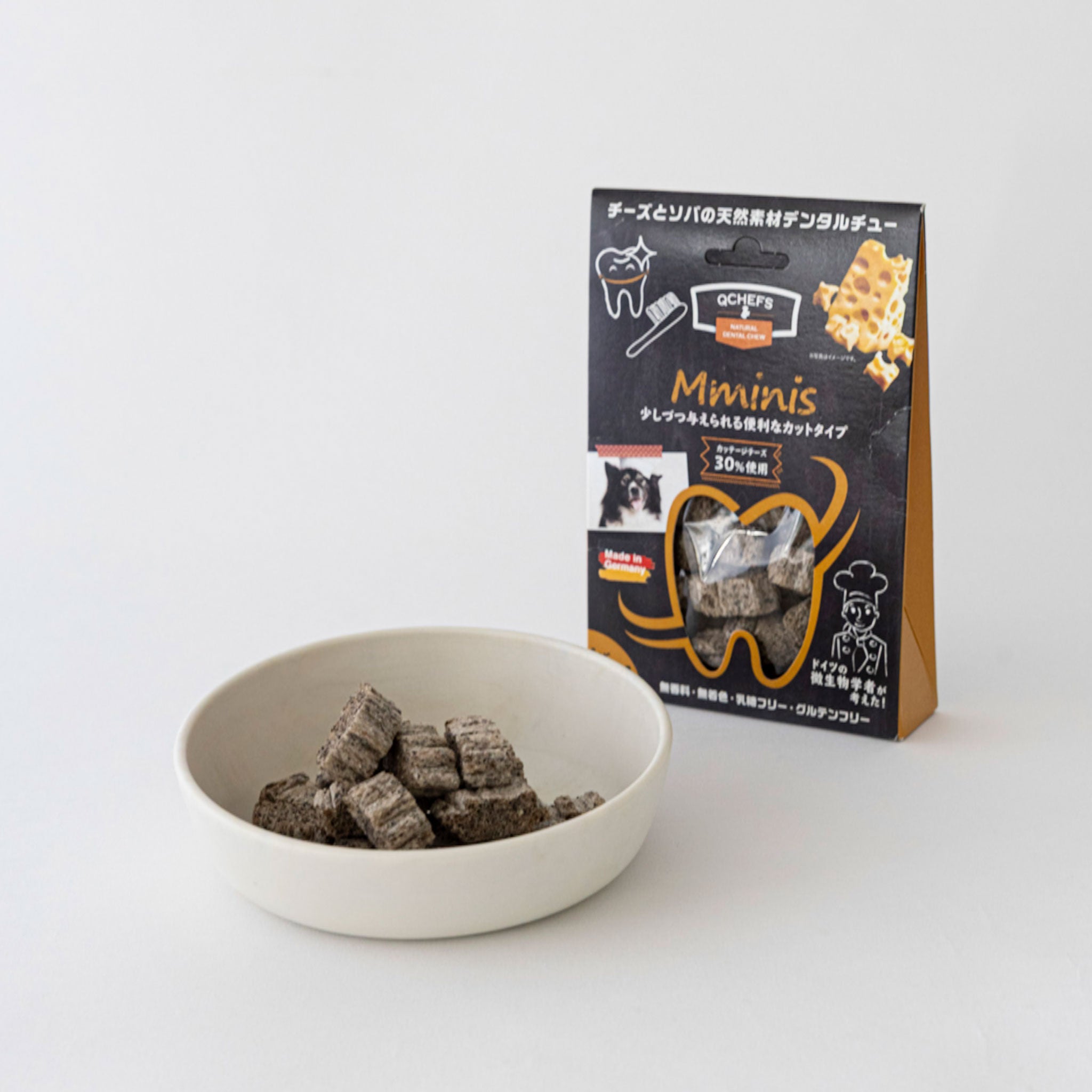 Mminis for dogs （ミニズ）/犬用デンタルスナック | QCHEFS（キューシェフス）